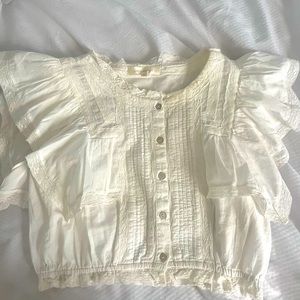 NWOT LoveShackFancy blouse
